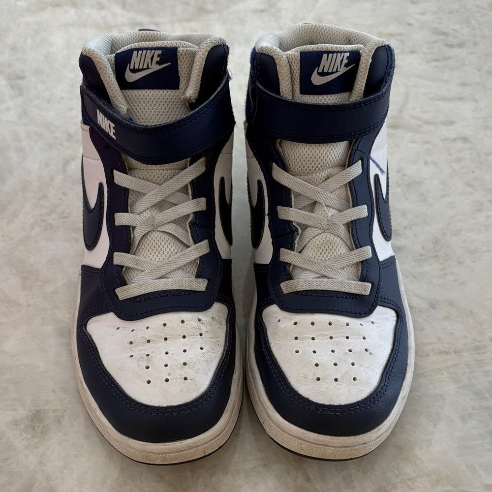 Nike Kids Sneakers - Dark Blue and White